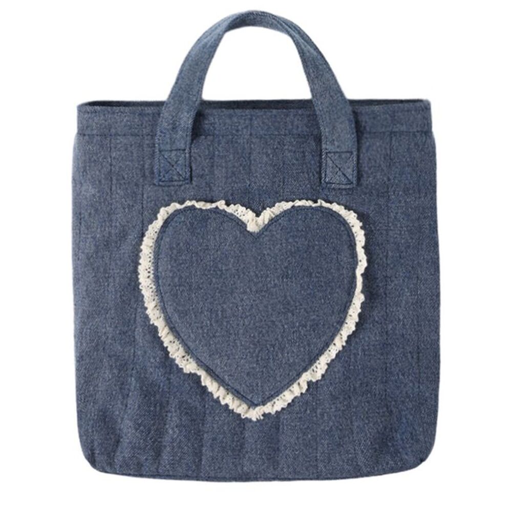 Rylee & Cru Girls  Quilted Tote Bag, Blue